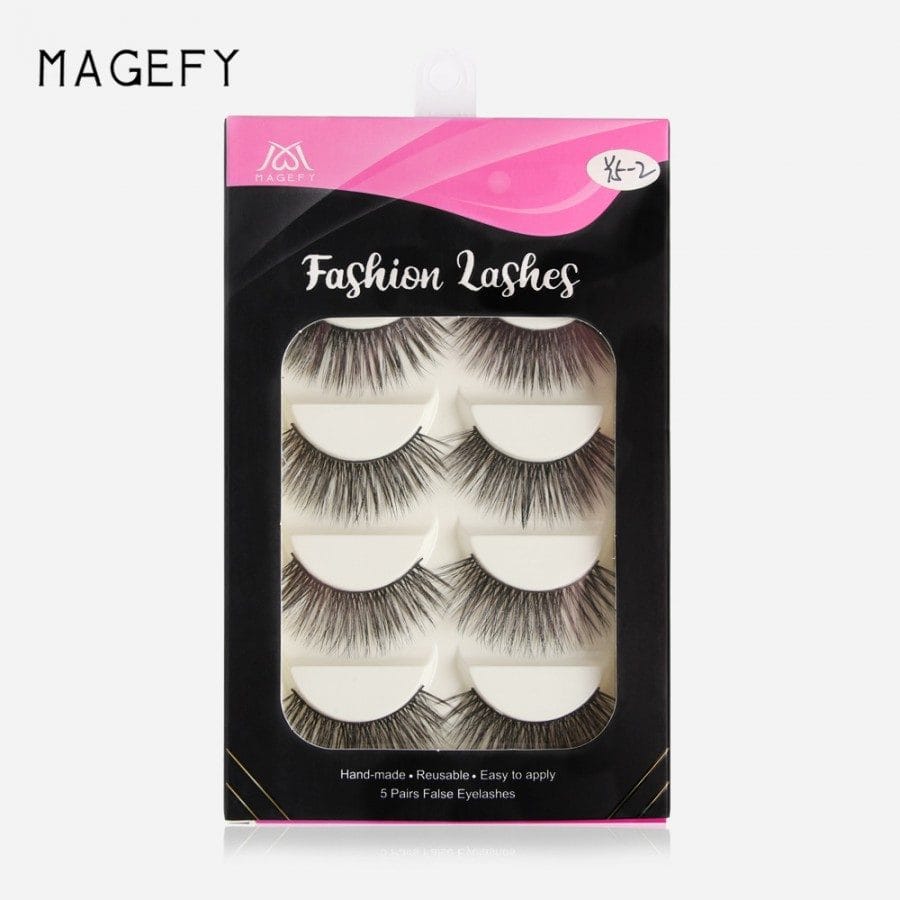 Maange 5 Pair 3D Natural Mink Eyelashes Y52: Effortless Elegance 4 Maange 5 Pair 3D Natural Mink Eyelashes Y52: Effortless Elegance - Image 4