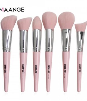 Maange 6 Piece Makeup Brush Set - Pink Color: Perfect Your Look