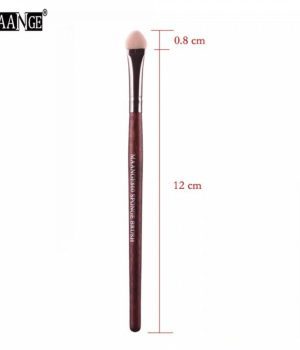 Maange 1 Pcs Sponge Shadow Brush Brown - Silver