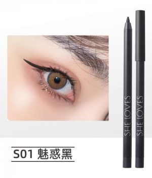SheLoves Skin Color Gel Eyeliner Kill Black: Intense, Long-Wear Definition