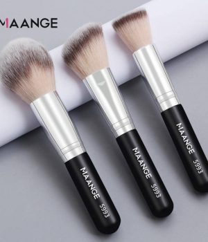 Maange Essential 3-Piece Makeup Brush Set: Flawless Face Essentials