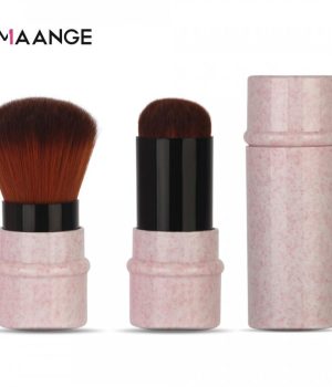 Maange Mini Retractable Powder Brush: On-the-Go Perfection