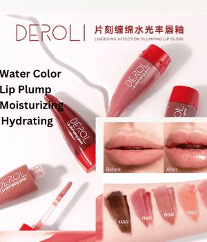 Derol Lingering Affection Plumping Lip Gloss: Voluminous, Hydrating Lip Shine