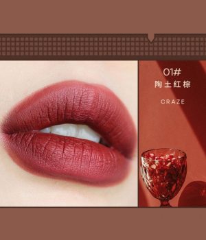DEROL Matte Liquid Lipstick Sexy Velvet Lip Gloss #01