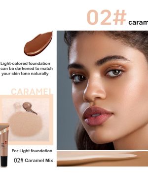 Derol Dark - Light Foundation Mixer #02 Caramel: Custom Blend, Perfect Match