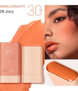 Derol Whispering Softly Glow Blush Multi-Stick for Lips & Cheeks 02# Juicy