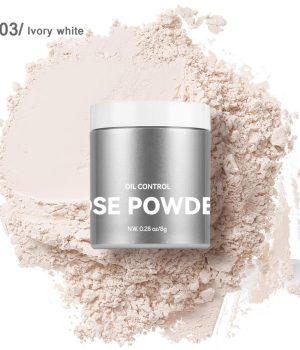 Derol Mushroom Head Light Cloud Oil Control Loose Powder #03 Ivory White