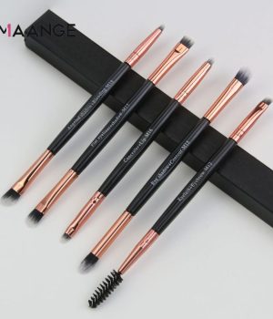 Maange 5 Piece Eye Makeup Brush Set - Black: Perfect Your Eyes