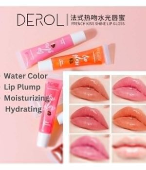 Derol Crystal Glossy Lip Gloss: Hydrating Shine, Plumping Effect