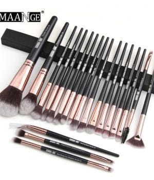 Maange 20 Piece Eye Makeup Brush Set – Black Golden: Your Ultimate Eye Makeup Arsenal