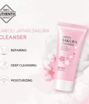 Laikou Japan Sakura Cleanser (50 gm) - Gentle, Brightening Facial Wash