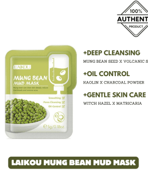 Laikou Mung Bean Mud Mask: Oil Control & Pore Refining