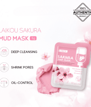 Laikou Sakura Mud Mask: Brightening & Hydrating Deep Cleanse