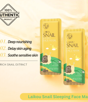 Laikou Snail Sleeping Face Mask - 3g: Regenerating & Hydrating Overnight