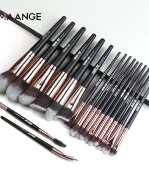 Maange 18 Piece Black Makeup Brush Set: Your Ultimate Beauty Arsenal
